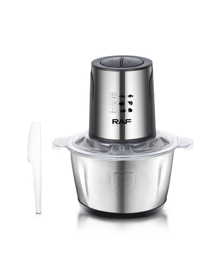 RAF Stainless Steel Food Chopper 2L 1000W – Model R.7019 - Image 3